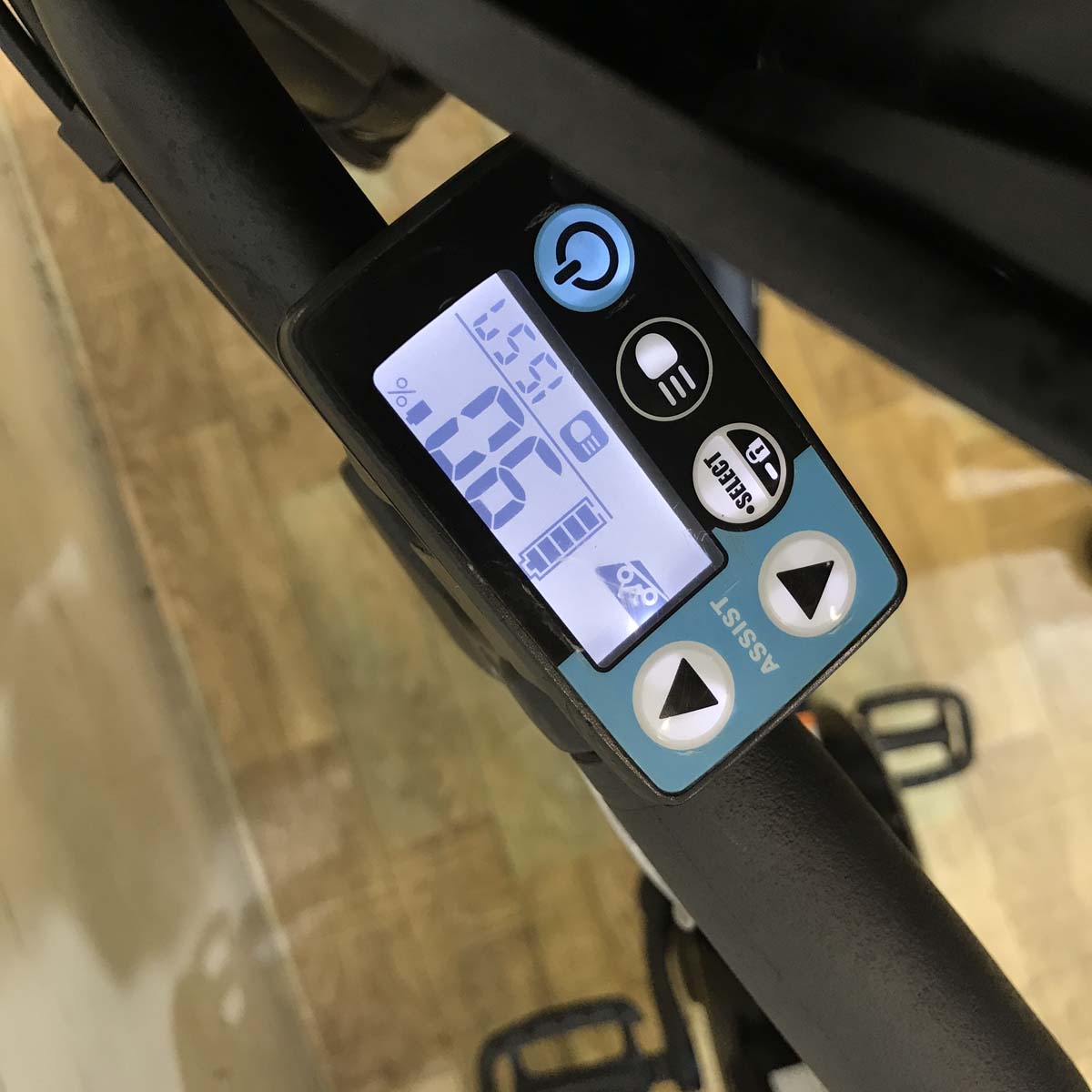 中古電動自転車 ヤマハ PAS Kiss mini un パス キッス ミニ アン ネイビー 20インチ KF048