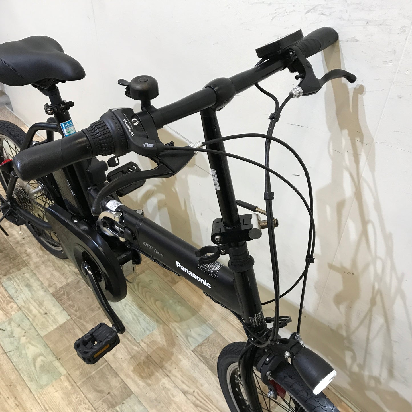 折りたたみ パナソニック オフタイム ブラック 前18×後20インチ KV105 【中古車】