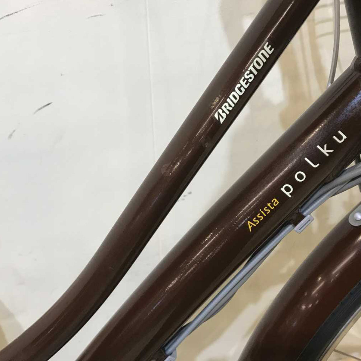 ブリヂストン アシスタ ポルク ブラウン 26インチ KR031【中古車】