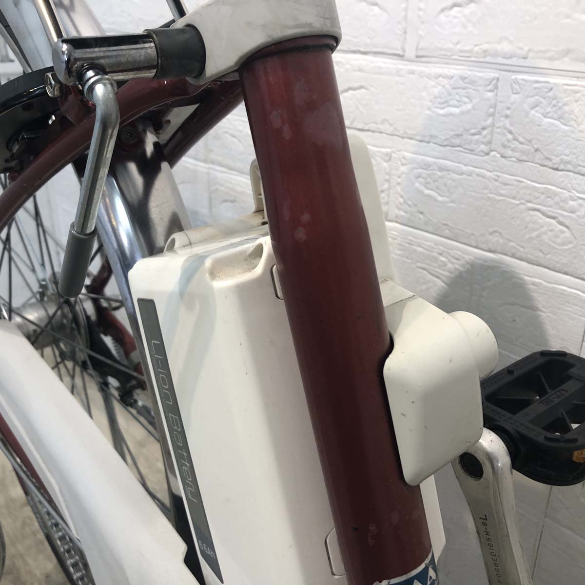 中古電動自転車 パナソニック ビビSS レッド 26インチ YG050