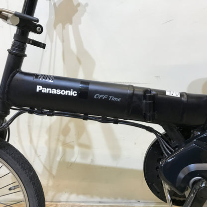 折りたたみ パナソニック オフタイム ブラック 前18×後20インチ KV105 【中古車】