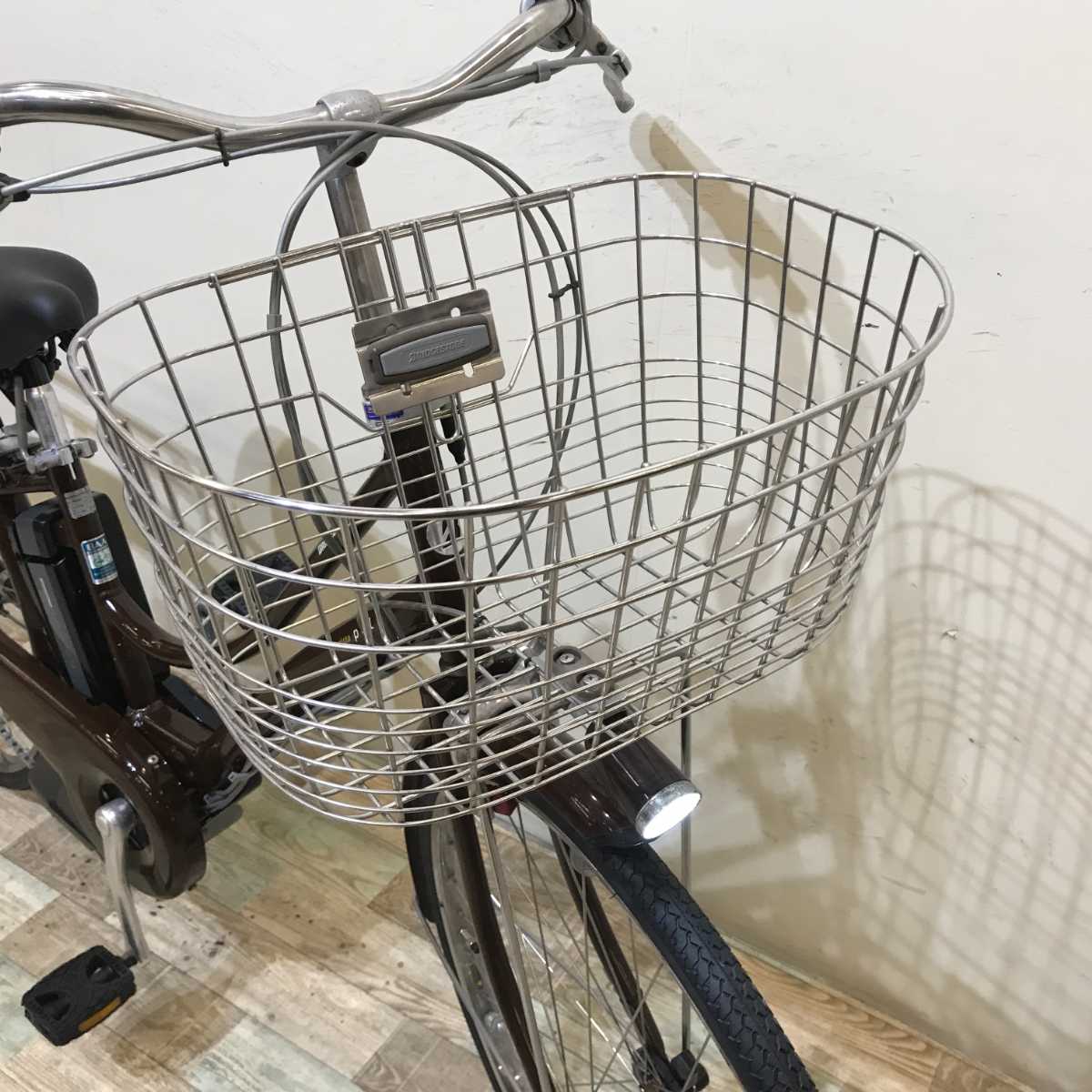 ブリヂストン アシスタ ポルク ブラウン 26インチ KR031【中古車】