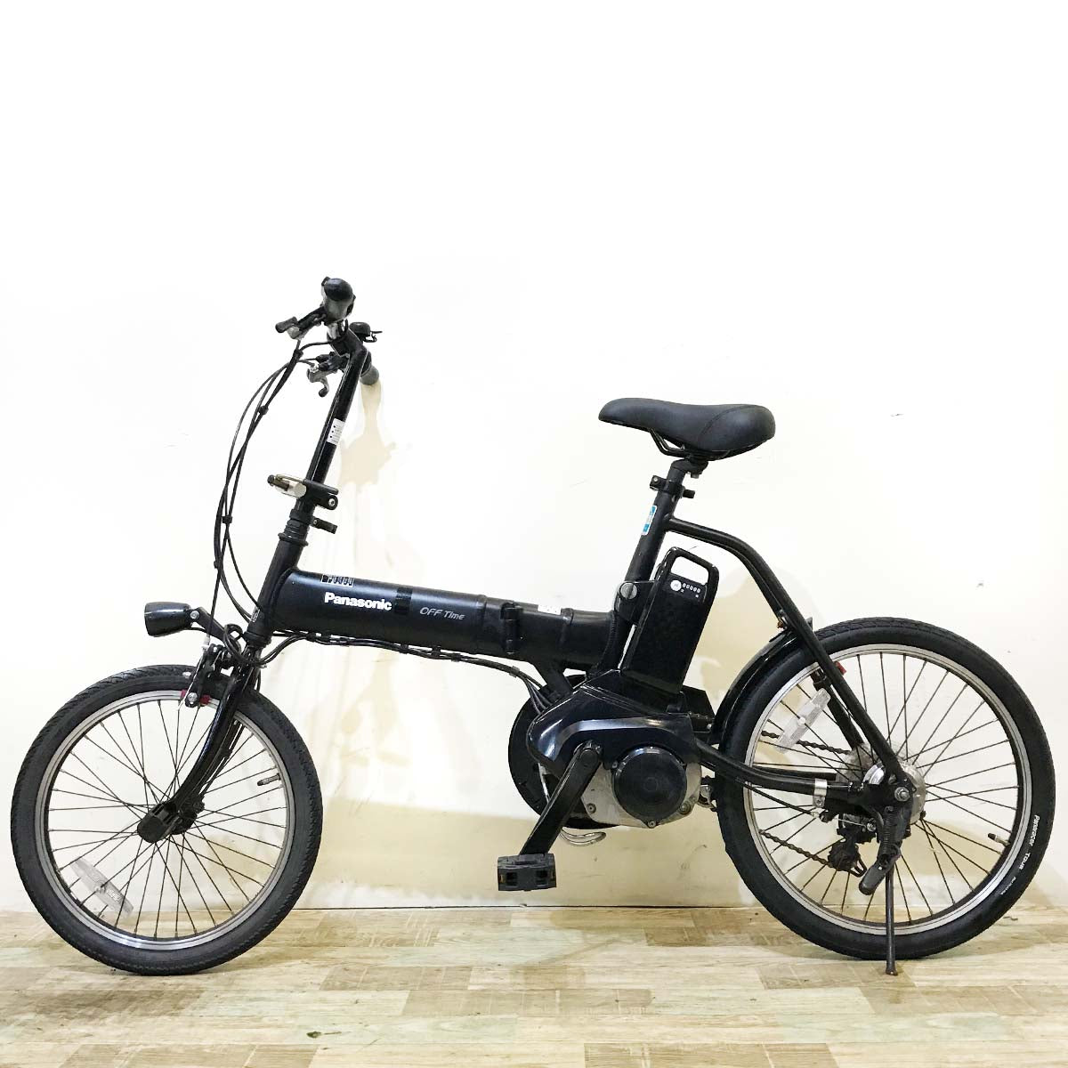 折りたたみ パナソニック オフタイム ブラック 前18×後20インチ KV105