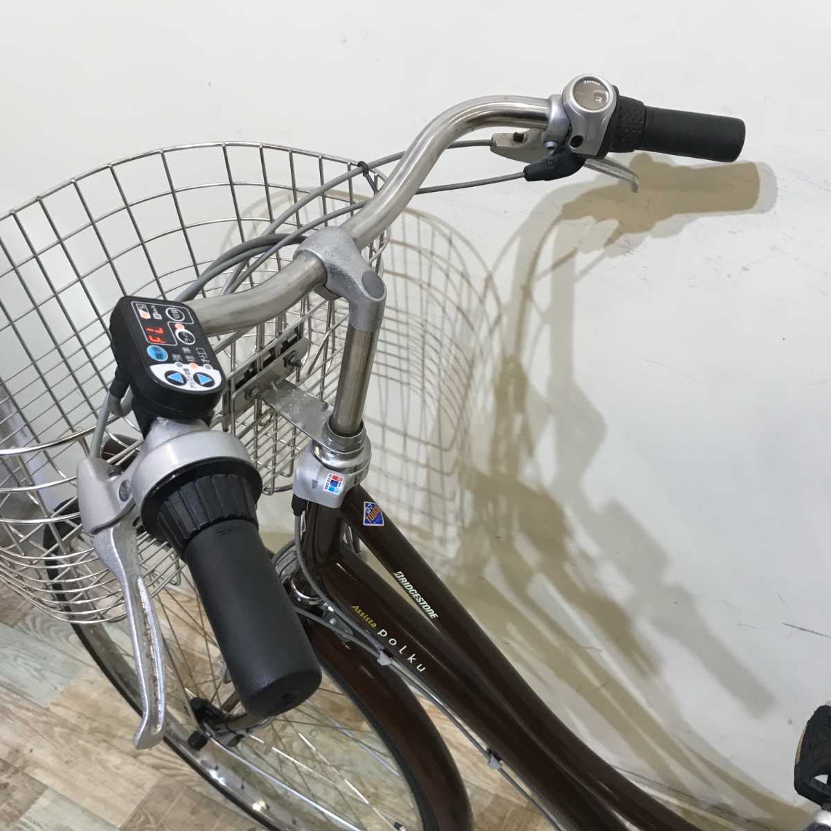 ブリヂストン アシスタ ポルク ブラウン 26インチ KR031【中古車】