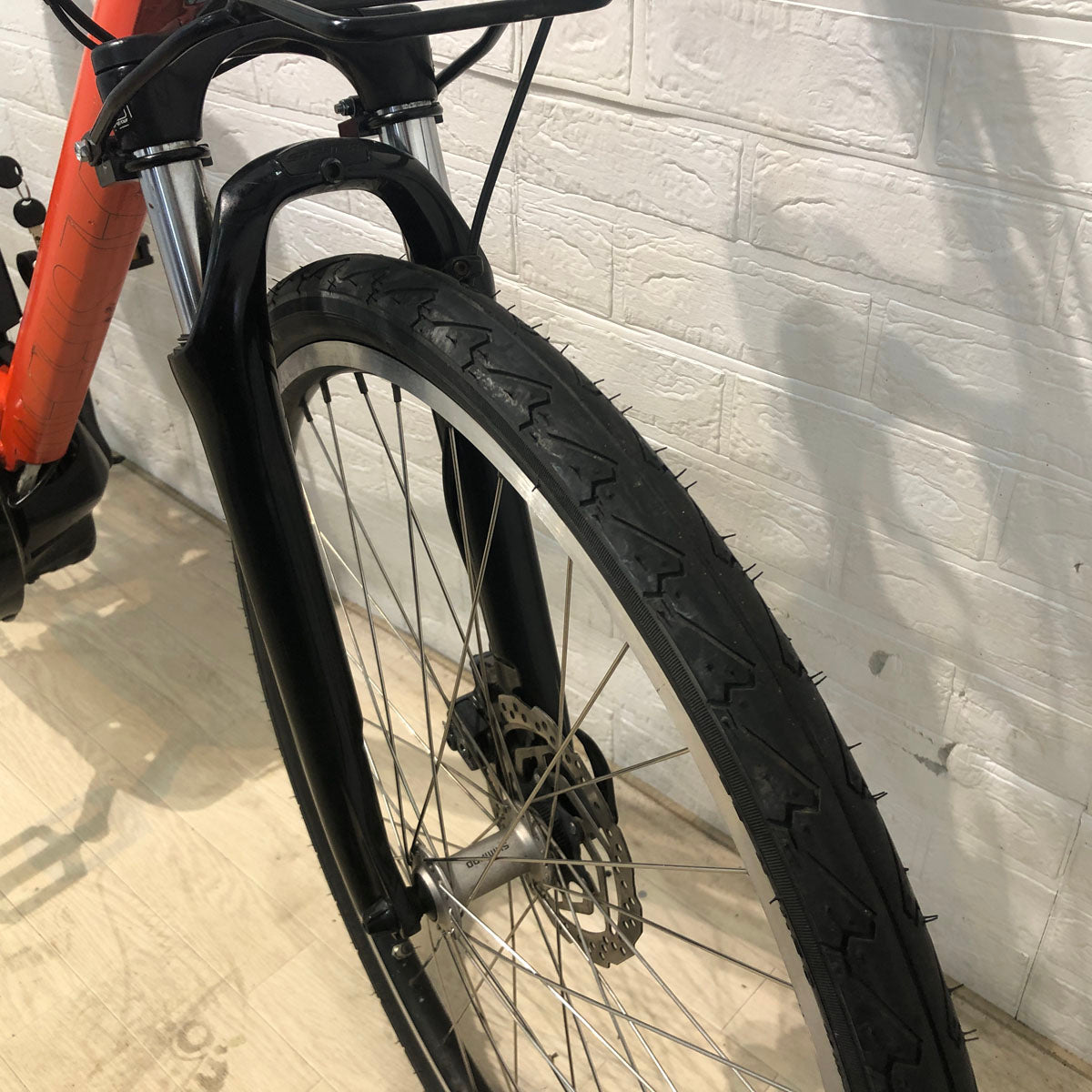 中古電動自転車 ブリヂストン リアルストリーム オレンジ 26インチ YB010