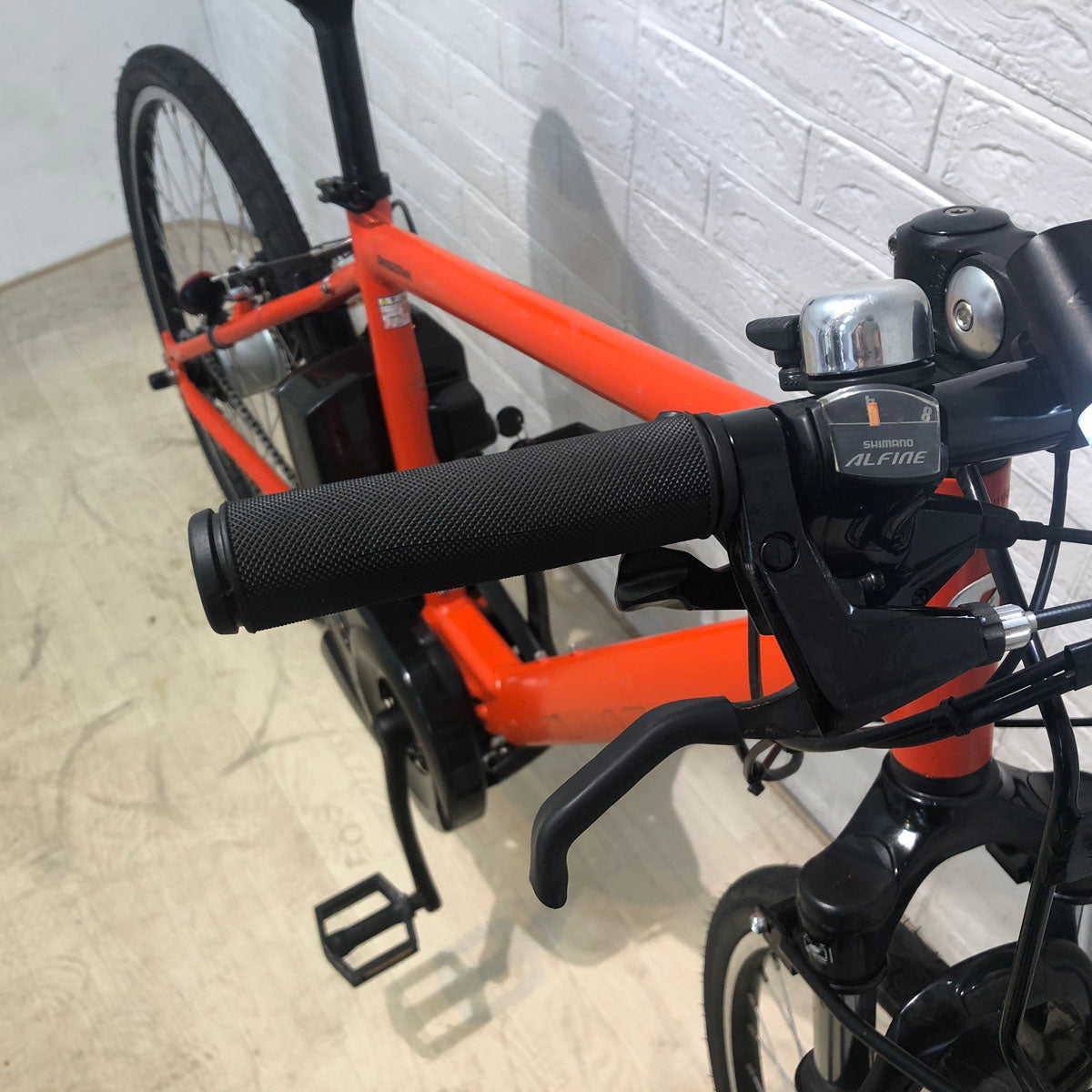 中古電動自転車 ブリヂストン リアルストリーム オレンジ 26インチ YB010