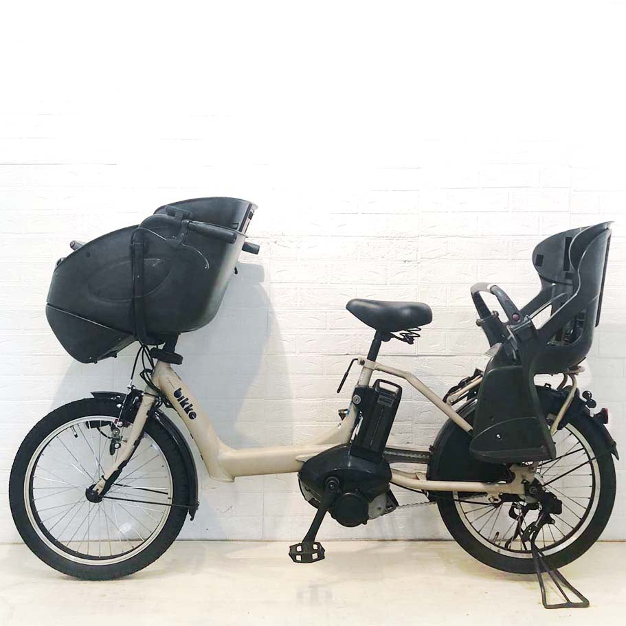 中古電動自転車 ブリヂストン ビッケポーラーe ベージュ 20インチ YG051 