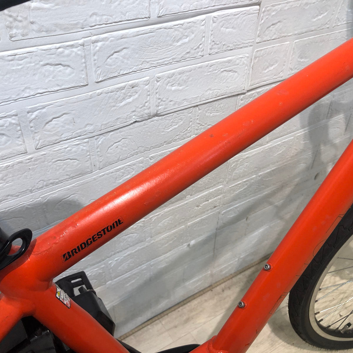 中古電動自転車 ブリヂストン リアルストリーム オレンジ 26インチ YB010
