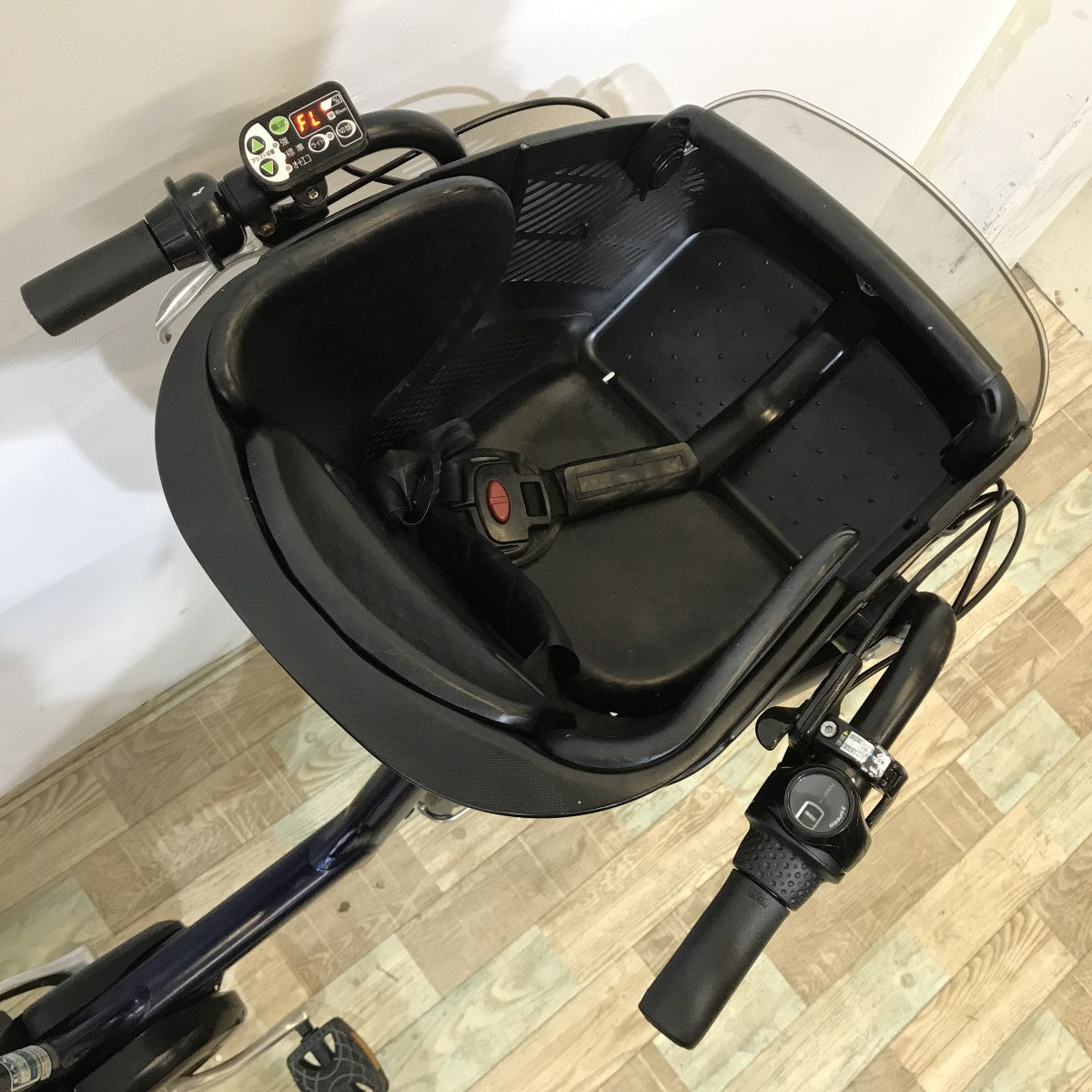 中古電動自転車 ブリヂストン アンジェリーノe ネイビー 22×26インチ KJ120