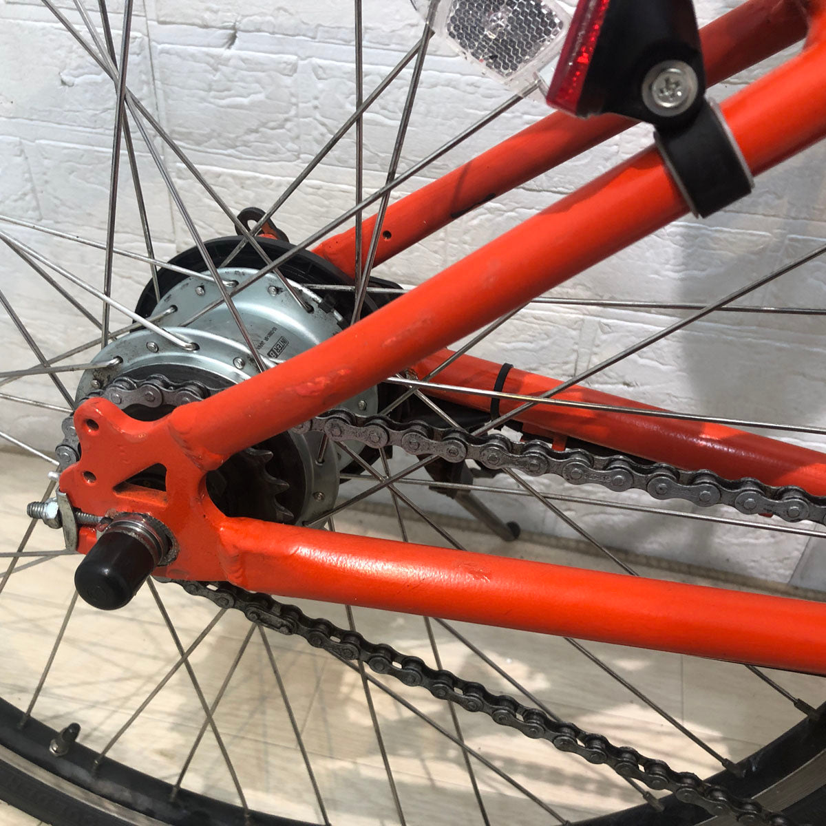 中古電動自転車 ブリヂストン リアルストリーム オレンジ 26インチ YB010