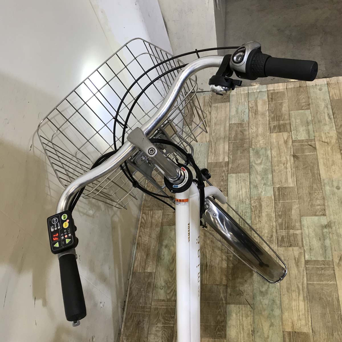 中古電動自転車 ヤマハ PAS Mina パス ミナ ホワイト 26インチ KF049 