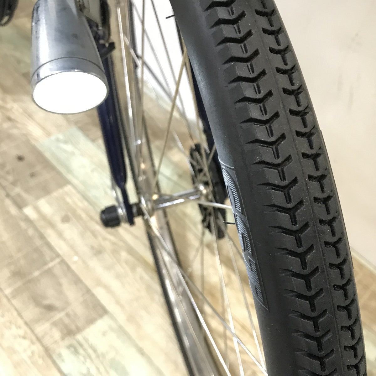 中古電動自転車 ブリヂストン アンジェリーノe ネイビー 22×26インチ KJ120