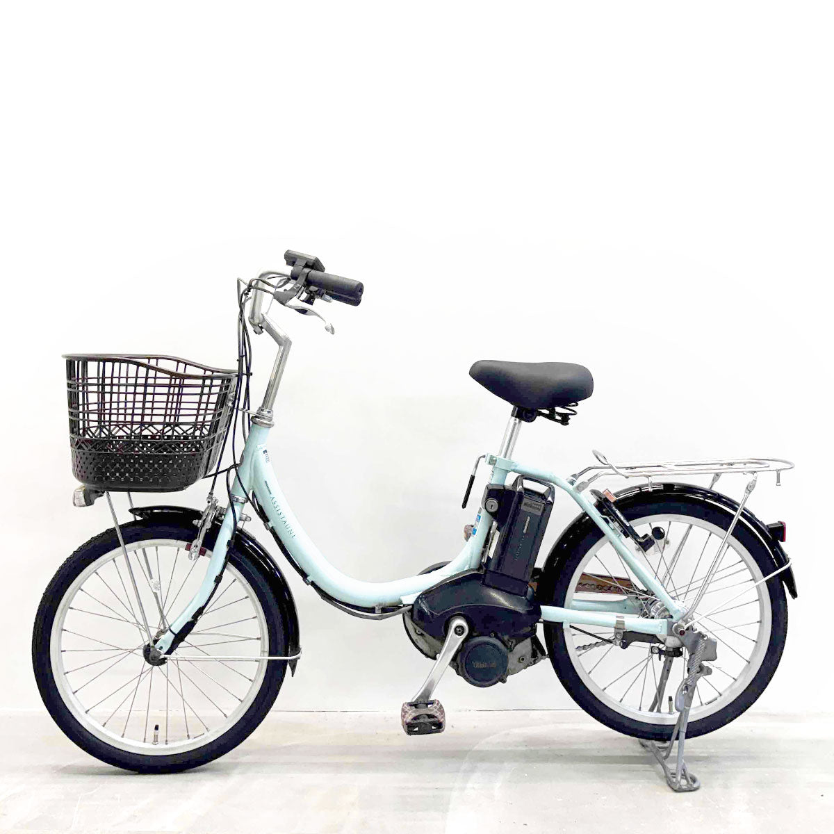 中古電動自転車 ブリヂストン アシスタユニプレミア ブルー 20インチ YJ072