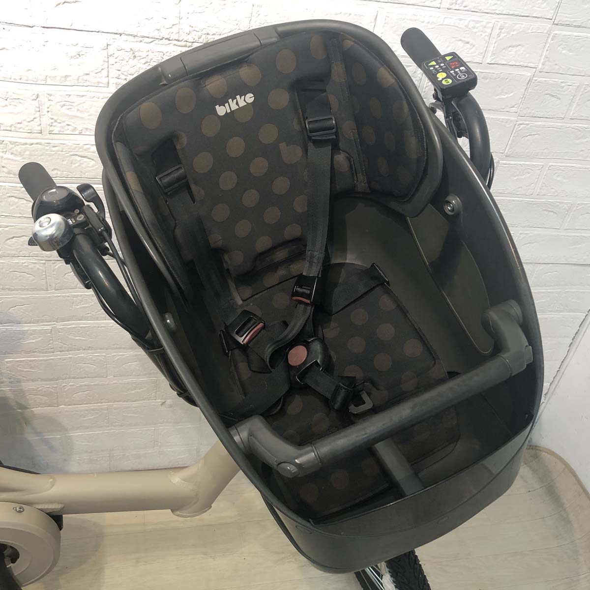 中古電動自転車 ブリヂストン ビッケポーラーe ベージュ 20インチ YG051 