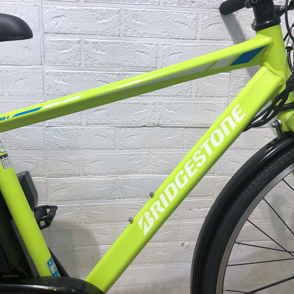 中古電動自転車 ブリヂストン TB1e グリーン 27インチ SR407Y
