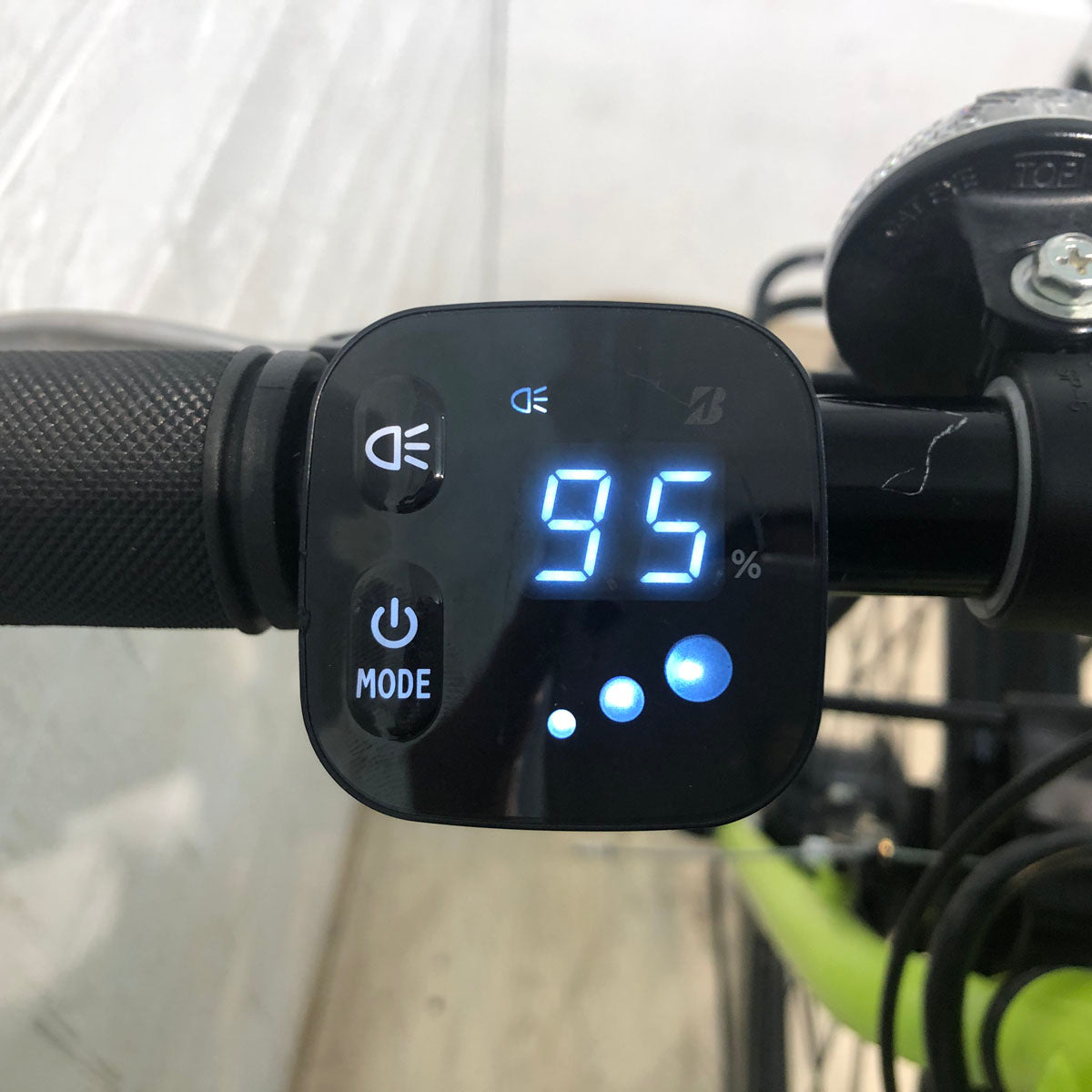 中古電動自転車 ブリヂストン TB1e グリーン 27インチ SR407Y