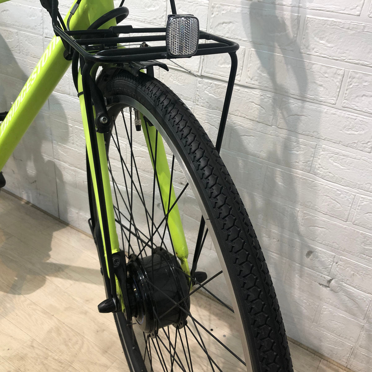 中古電動自転車 ブリヂストン TB1e グリーン 27インチ SR407Y