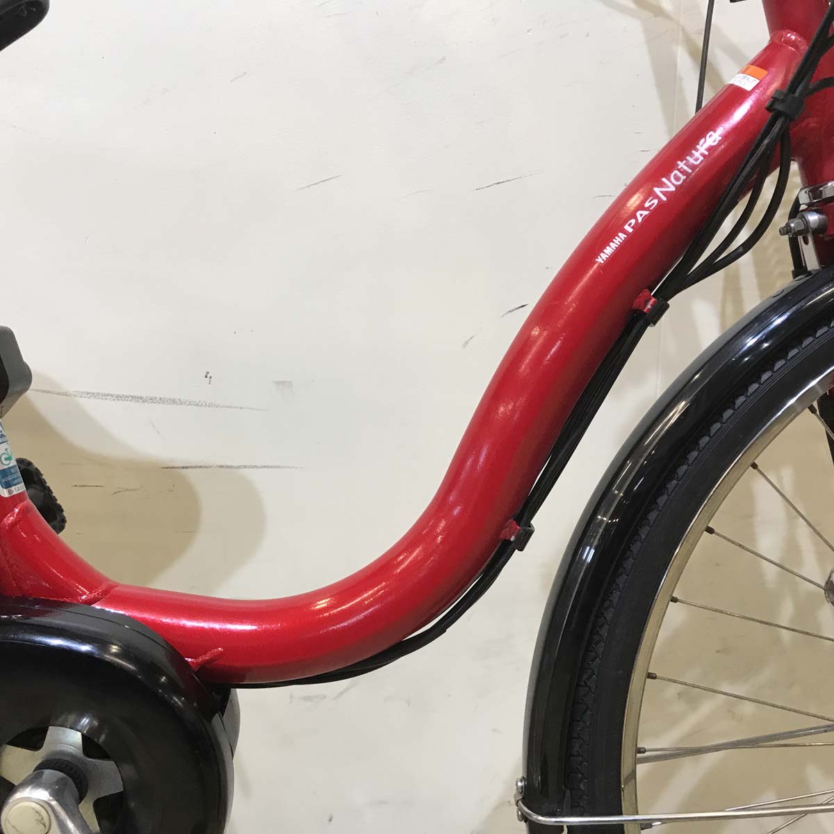 中古電動自転車 ヤマハ PAS ナチュラ L レッド 26インチ KA022 – e-CHARIty