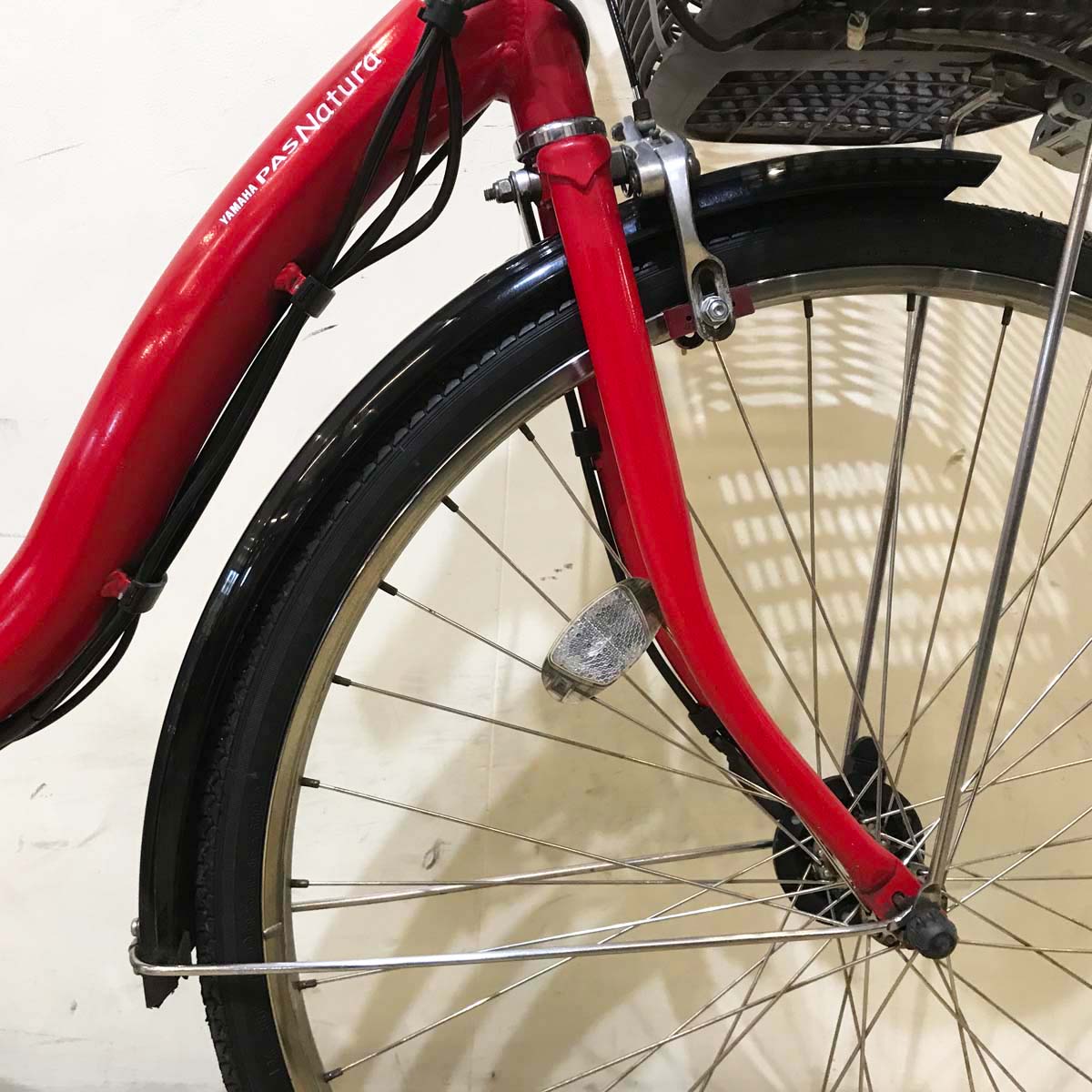 中古電動自転車 ヤマハ PAS ナチュラ L レッド 26インチ KA022 – e-CHARIty