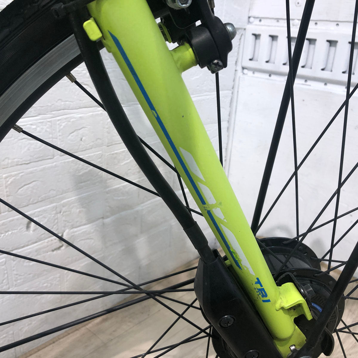 中古電動自転車 ブリヂストン TB1e グリーン 27インチ SR407Y