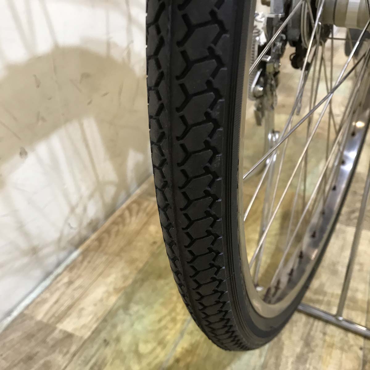 中古電動自転車 パナソニック ビビ DX ブラウン 26インチ KF050