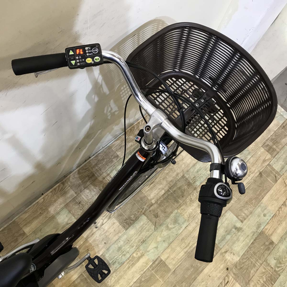 中古電動自転車 ヤマハ PAS ナチュラ L ブラウン 26インチ KF051 