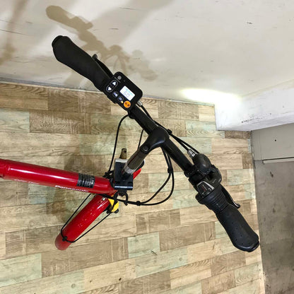 折りたたみ パナソニック オフタイム レッド × イエロー 前18×後20インチ KV109 【中古車】