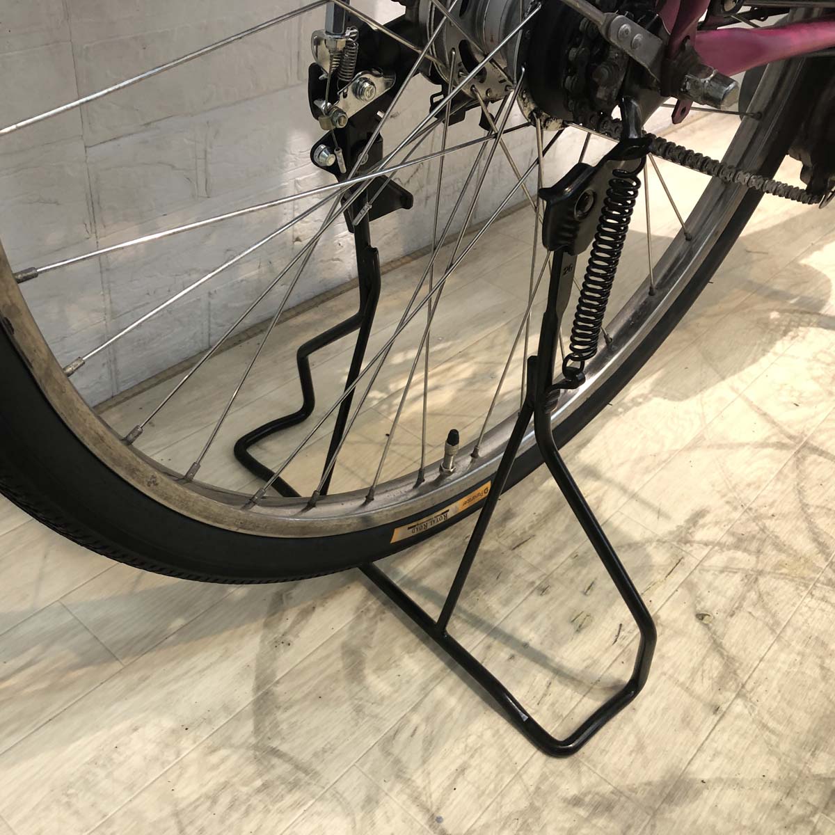 中古電動自転車 パナソニック ギュット DX ピンク 前22×後26インチ YB012