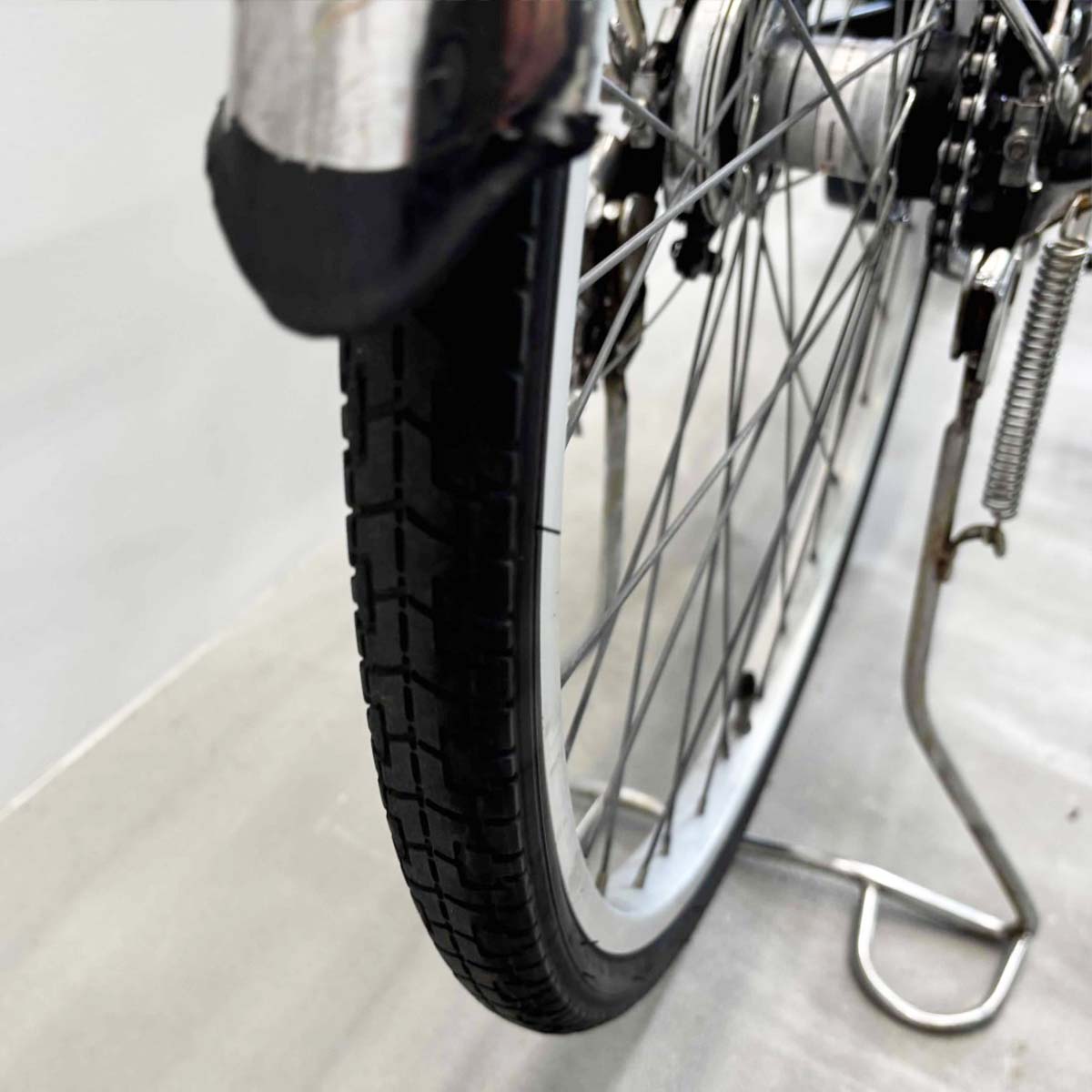 中古電動自転車 新品バッテリー パナソニック ビビTX ブラウン 26インチ YJ074