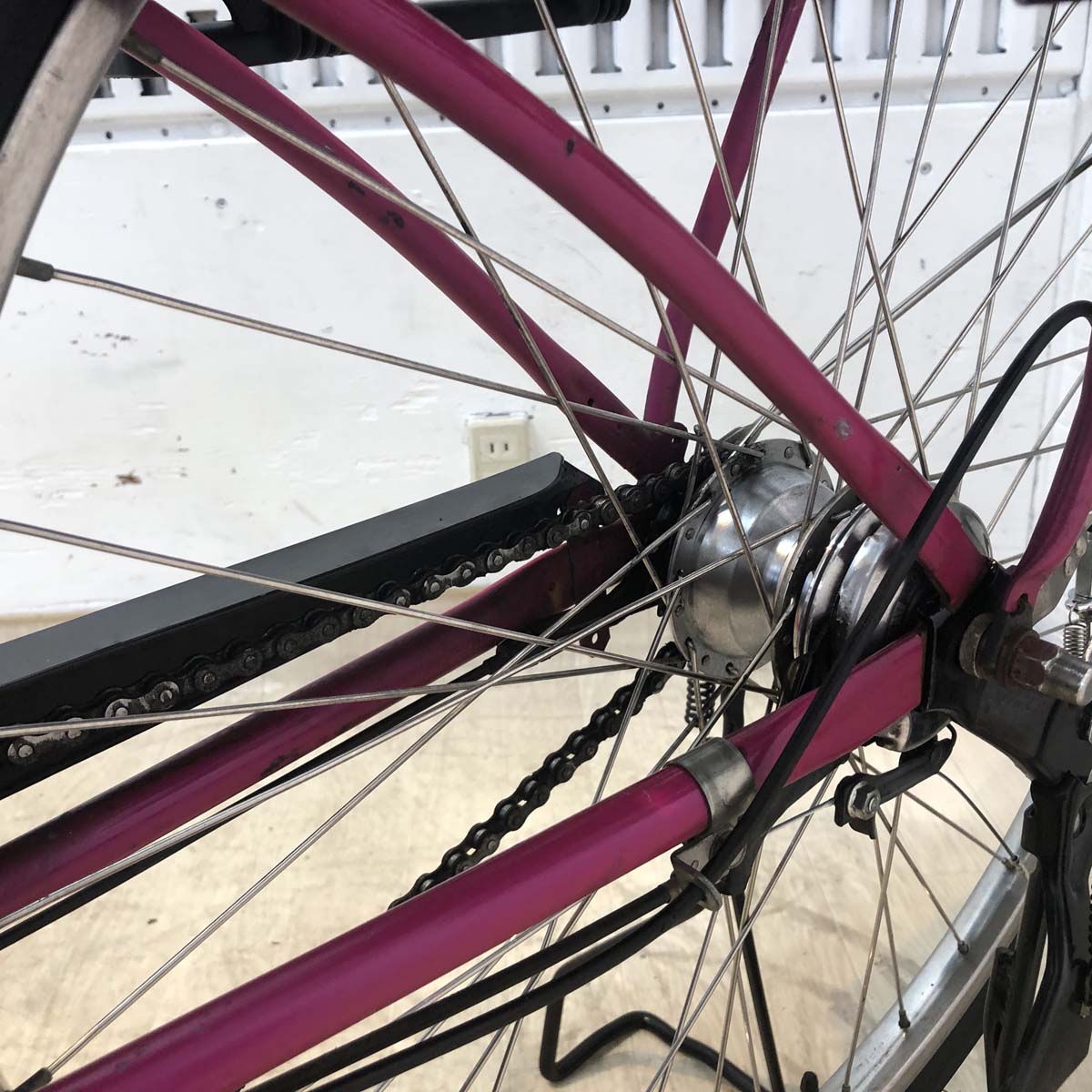 パナソニック ギュット DX ピンク 前22×後26インチ YB012【中古車】