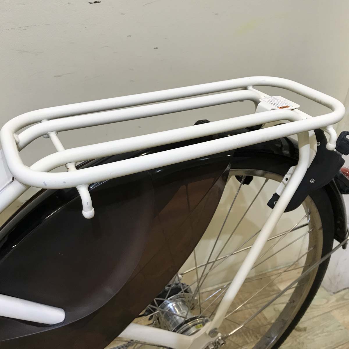 中古電動自転車 ヤマハ PAS With パス ウィズ ホワイト 26インチ KF052 