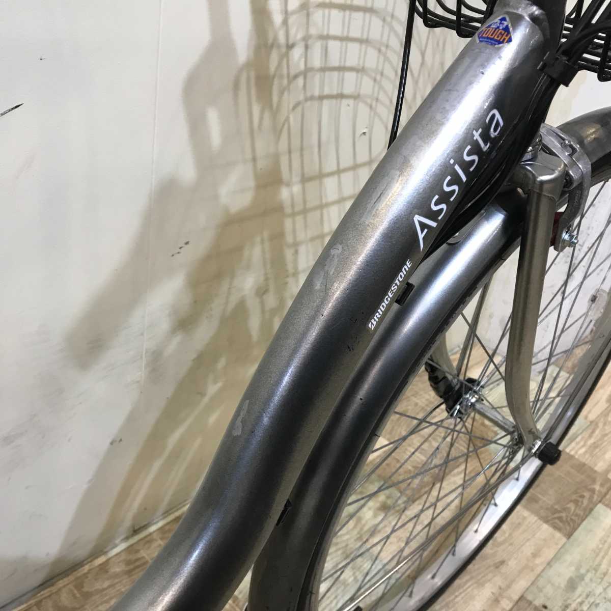 ブリヂストン アシスタ ファイン シルバー 26インチ KR036 【中古車】