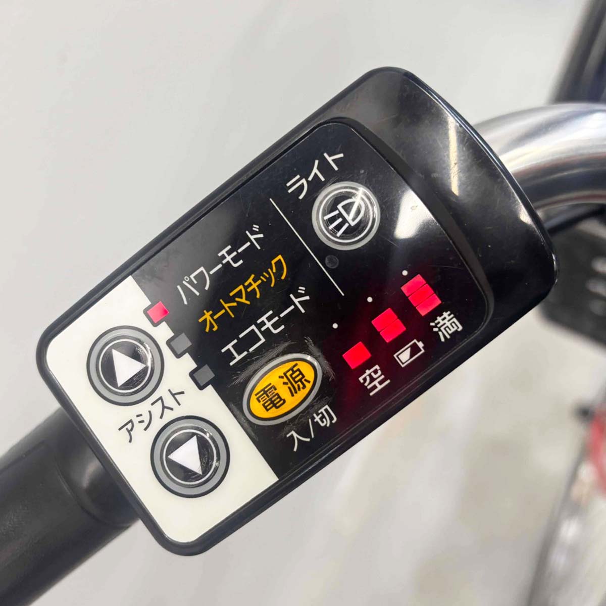中古電動自転車 パナソニック ビビSX レッド 26インチ YJ077