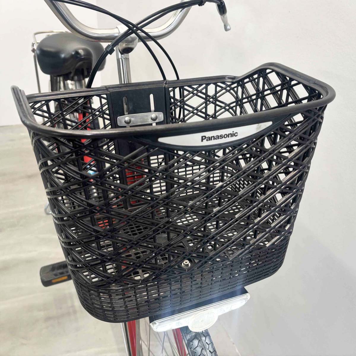 中古電動自転車 パナソニック ビビSX レッド 26インチ YJ077