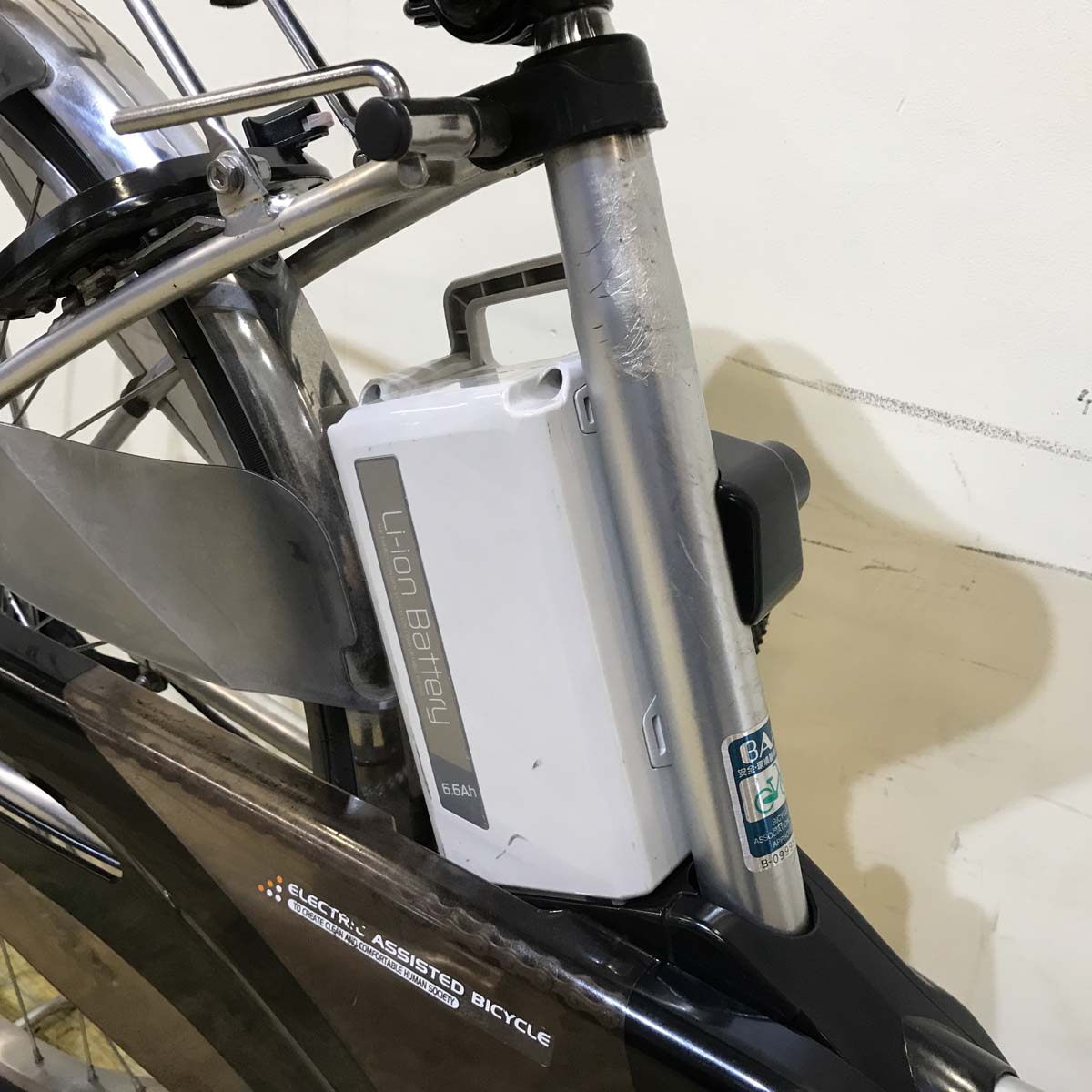 中古電動自転車 パナソニック ビビ DX シルバー 26インチ KF054