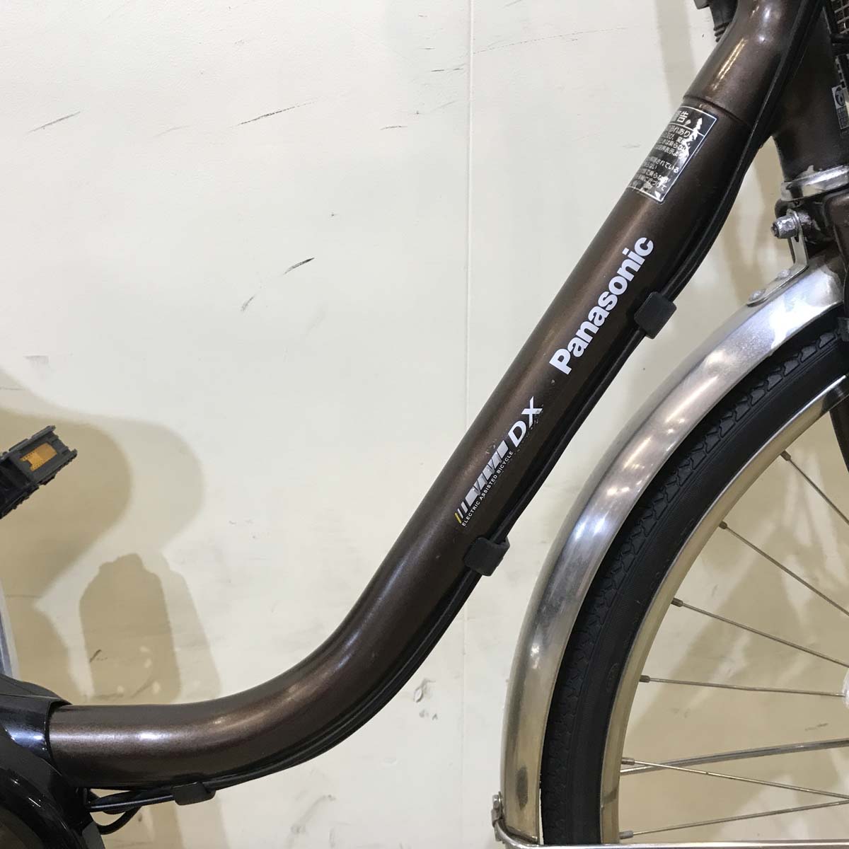 中古電動自転車 パナソニック ビビ DX ブラウン 26インチ KA027 
