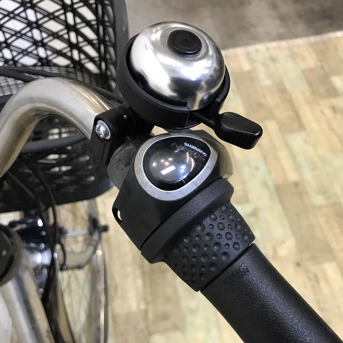 中古電動自転車 パナソニック ビビ DX シルバー 26インチ KF054