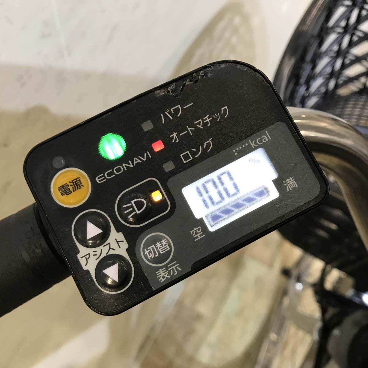 中古電動自転車 パナソニック ビビ DX シルバー 26インチ KF054