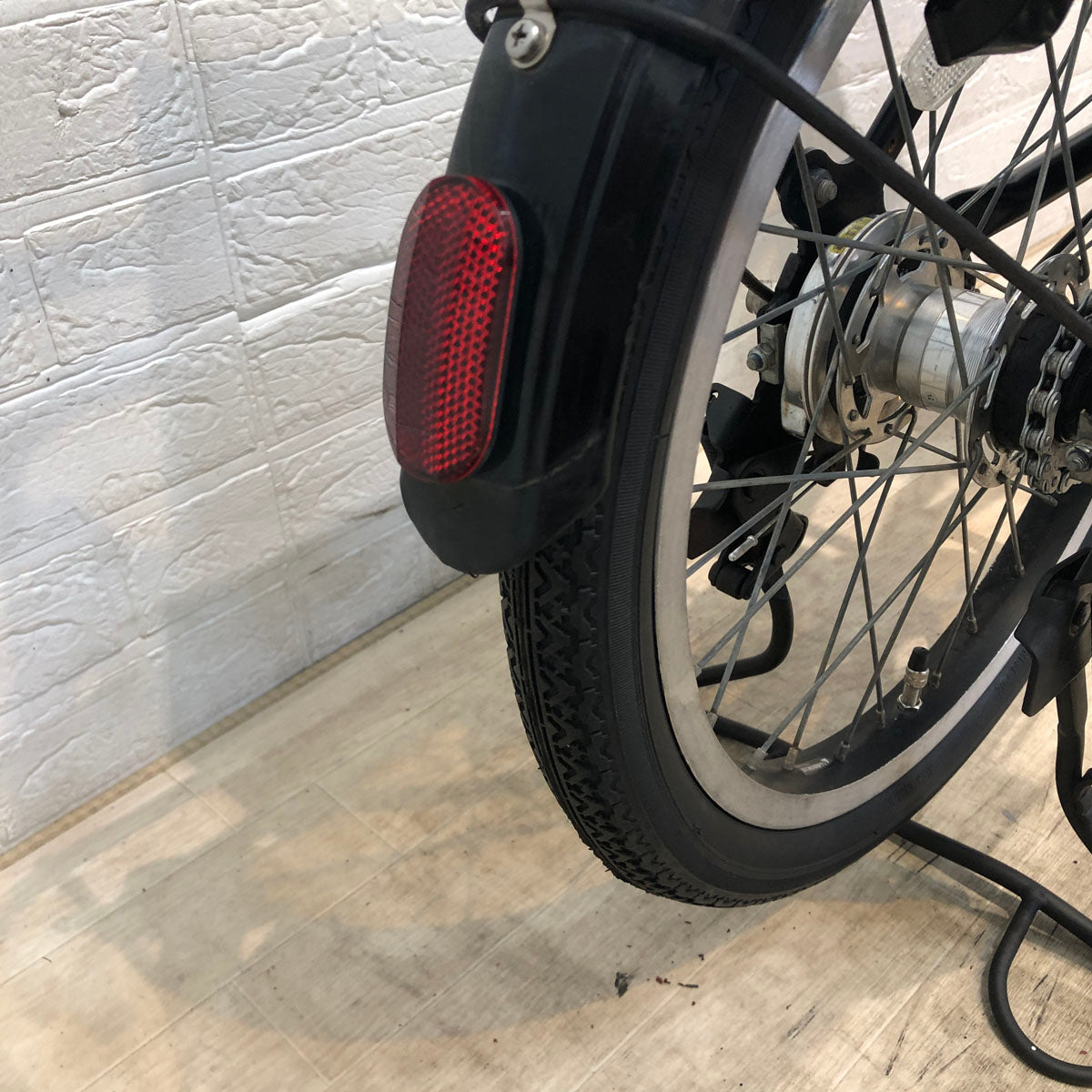 ブリヂストン アシスタファイン ミニ ブラック 前20×後18インチ YU047 【中古車】