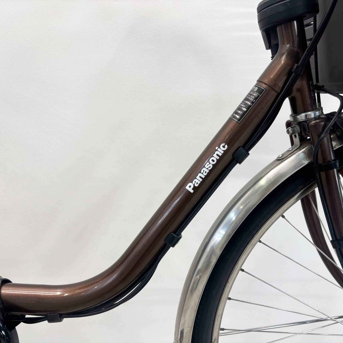 中古電動自転車 パナソニック ビビDX ブラウン 26インチ YJ078