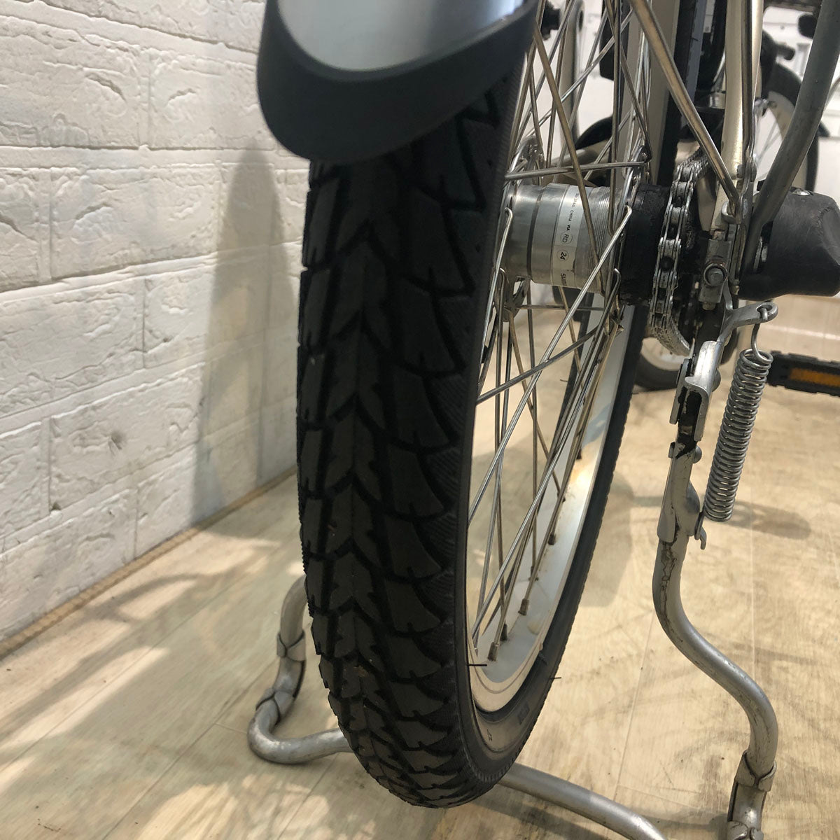 中古電動自転車 パナソニック ビビ L 20 ウォームシルバー 20インチ YB015