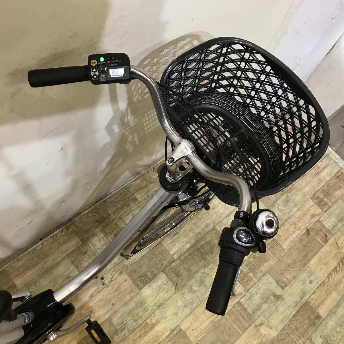 中古電動自転車 パナソニック ビビ DX シルバー 26インチ KF054