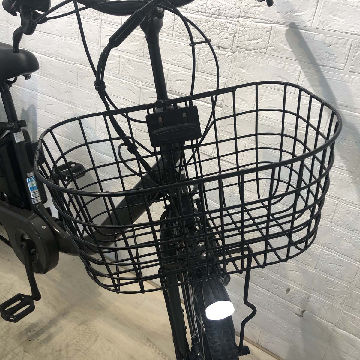 中古電動自転車 新品バッテリー ブリヂストン ビッケモブdd グレー 24×20インチ YG057