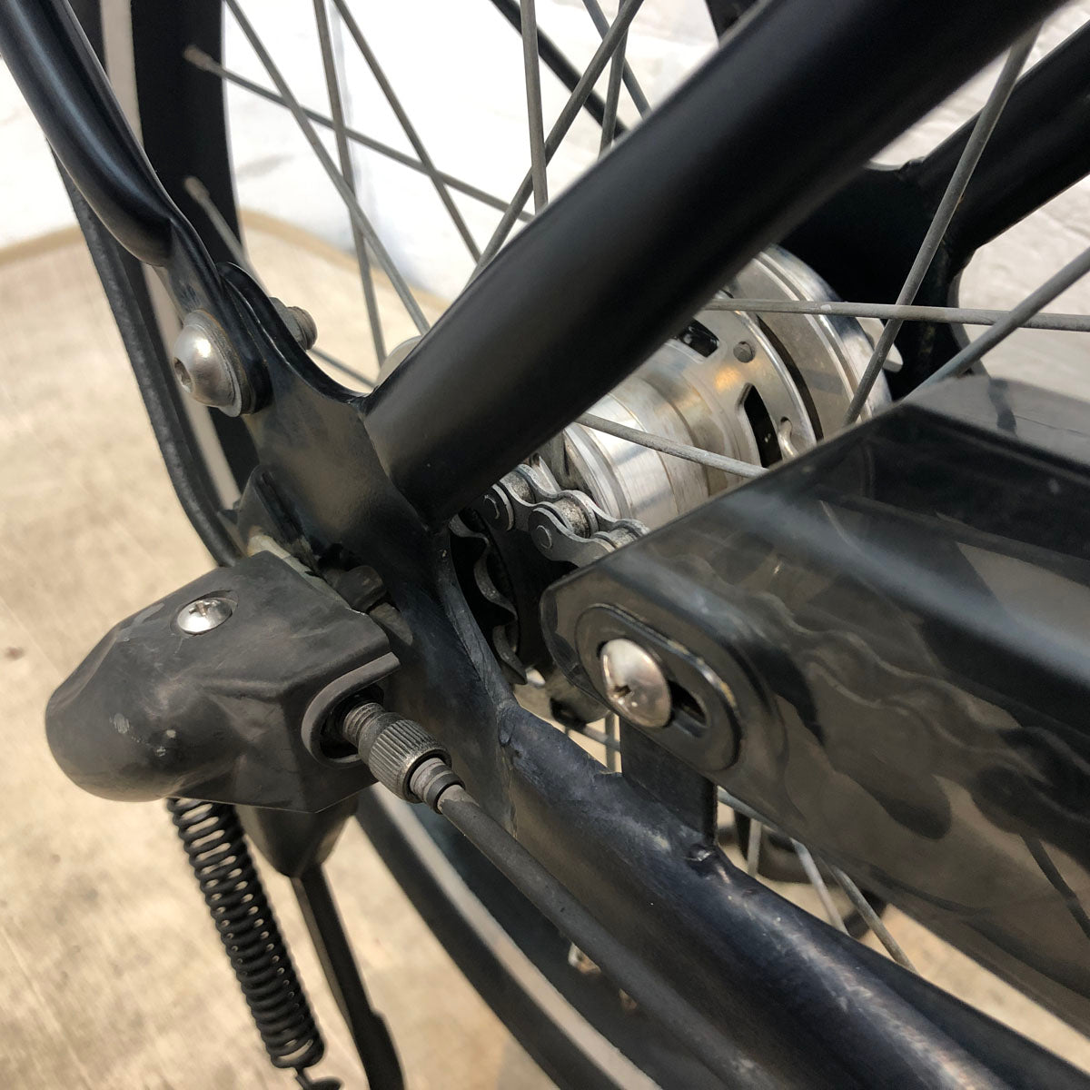 ブリヂストン アシスタファイン ミニ ブラック 前20×後18インチ YU047 【中古車】