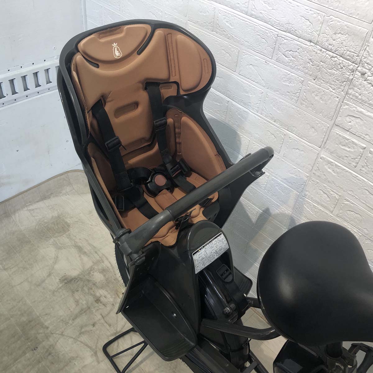 中古電動自転車 新品バッテリー ブリヂストン ビッケモブdd グレー 24×20インチ YG057