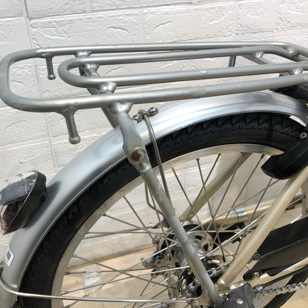中古電動自転車 パナソニック ビビ L 20 ウォームシルバー 20インチ YB015
