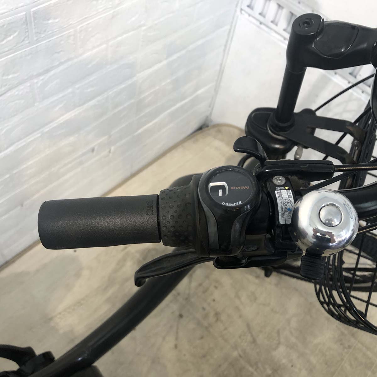 中古電動自転車 新品バッテリー ブリヂストン ビッケモブdd グレー 24×20インチ YG057