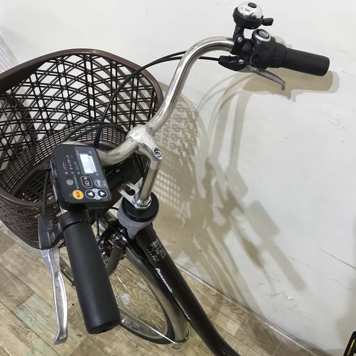 中古電動自転車 パナソニック ビビ DX ブラウン 26インチ KA027 