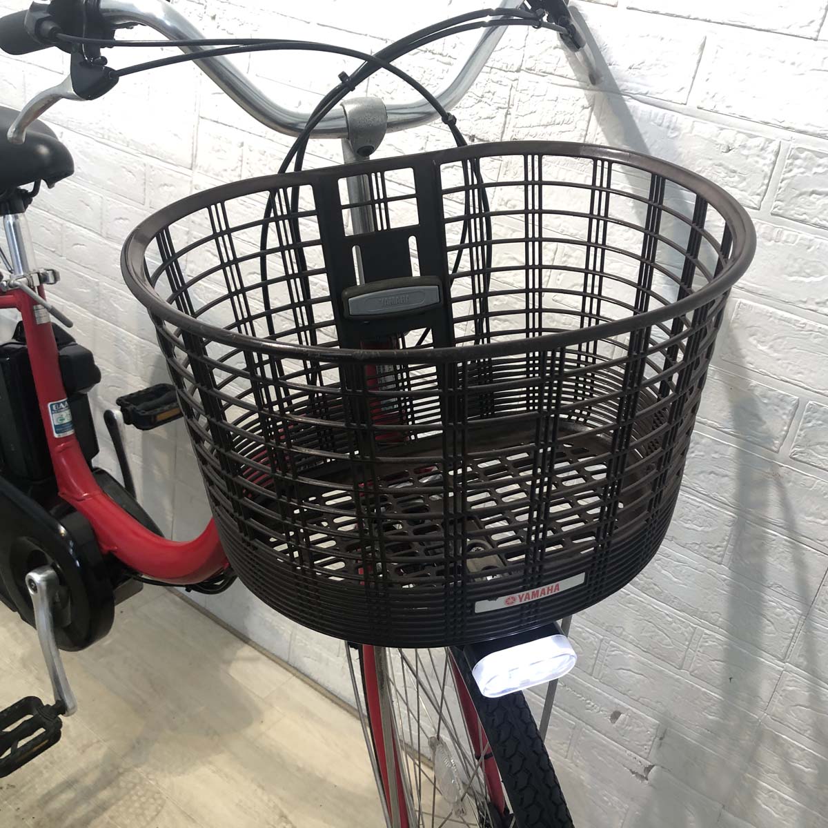 中古電動自転車 ヤマハ PAS ナチュラS レッド 26インチ YG058