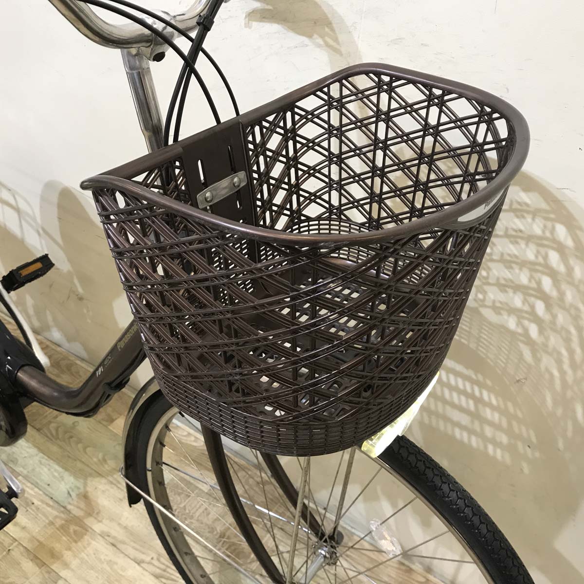 中古電動自転車 パナソニック ビビ EX ブラウン 26インチ KA028